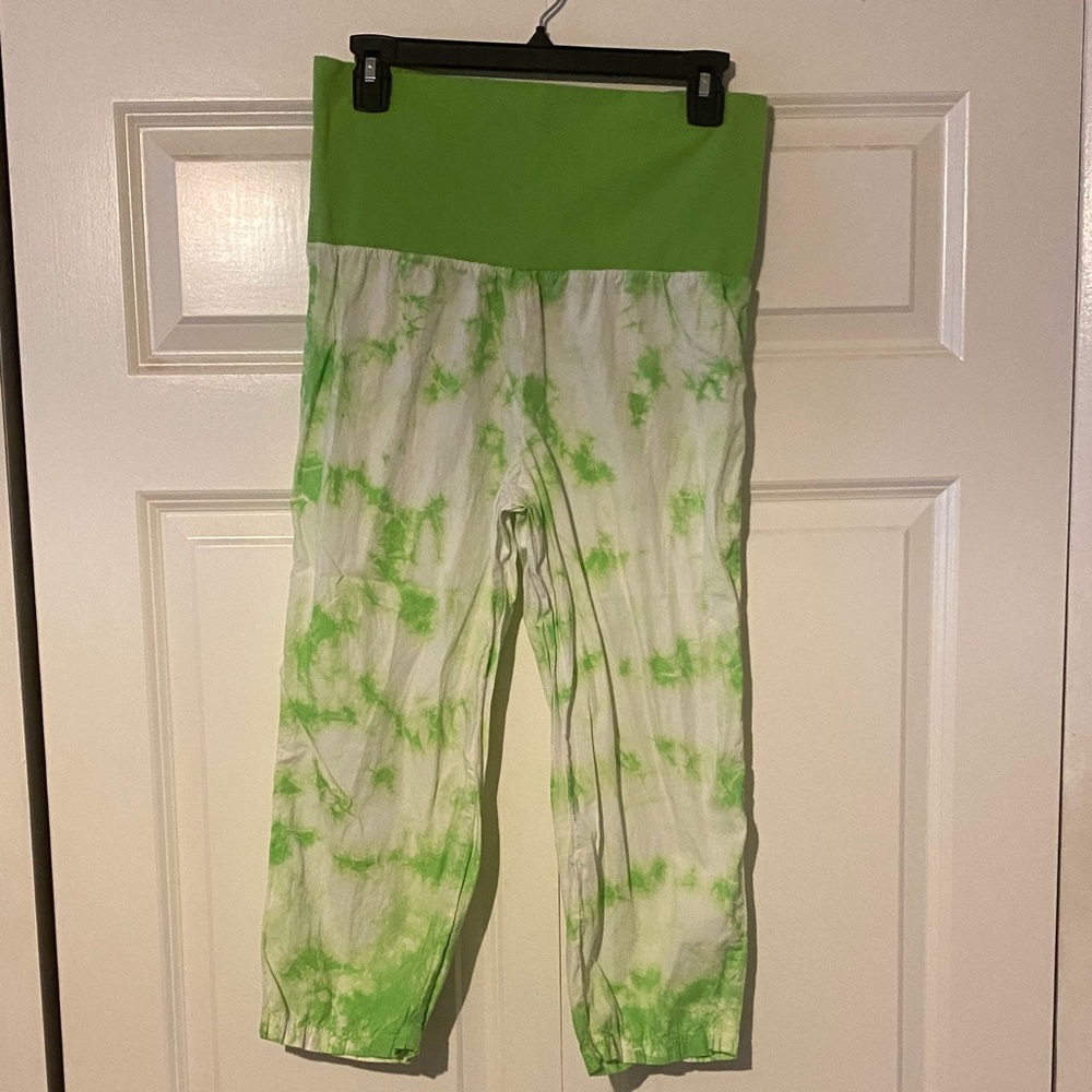Green Tie-Dye Bottoms